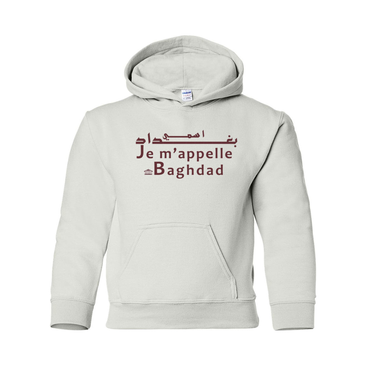Je m'appelle Baghdad Youth Hooded Sweatshirt